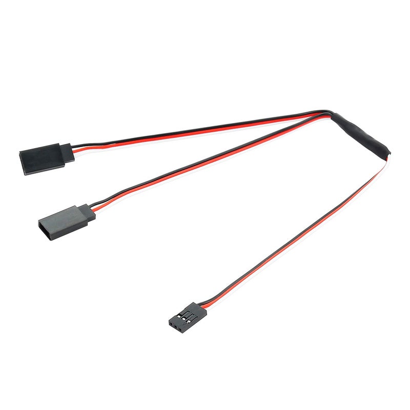 Sutemribor 30cm Remote Control Y Servo Extension Cable, Male to Female (Pack of 5) - Image 3